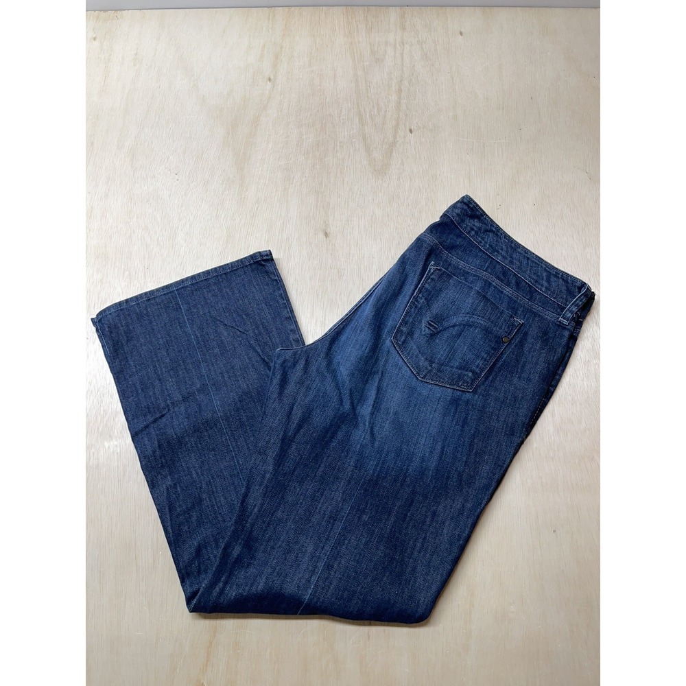 Eddie Bauer Jeans 18R Womens High Rise Modern Fit Boot Cut Denim - Picture 3 of 9